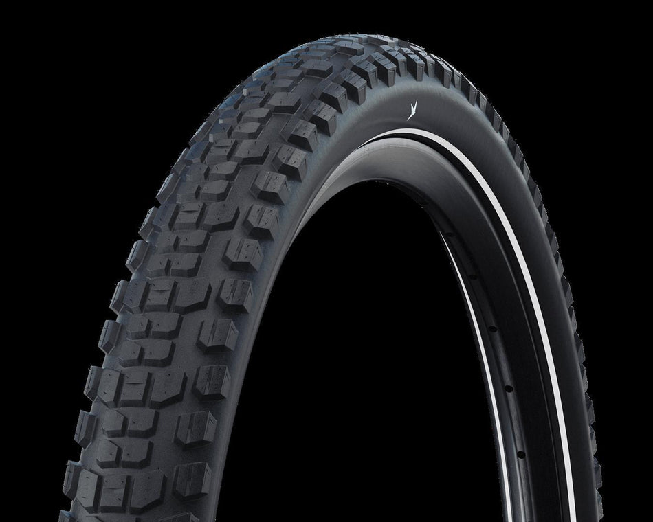 Schwalbe Hybrid Johnny Watts Standard, TLR Faltreifen 27,5", Addix Green black/reflex