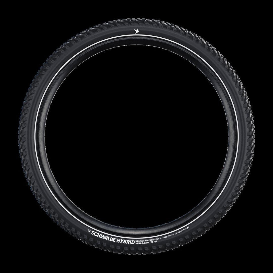 Schwalbe Hybrid 365 Johnny Watts Plus Standard, Tube Faltreifen 29", Addix 365 black/reflex