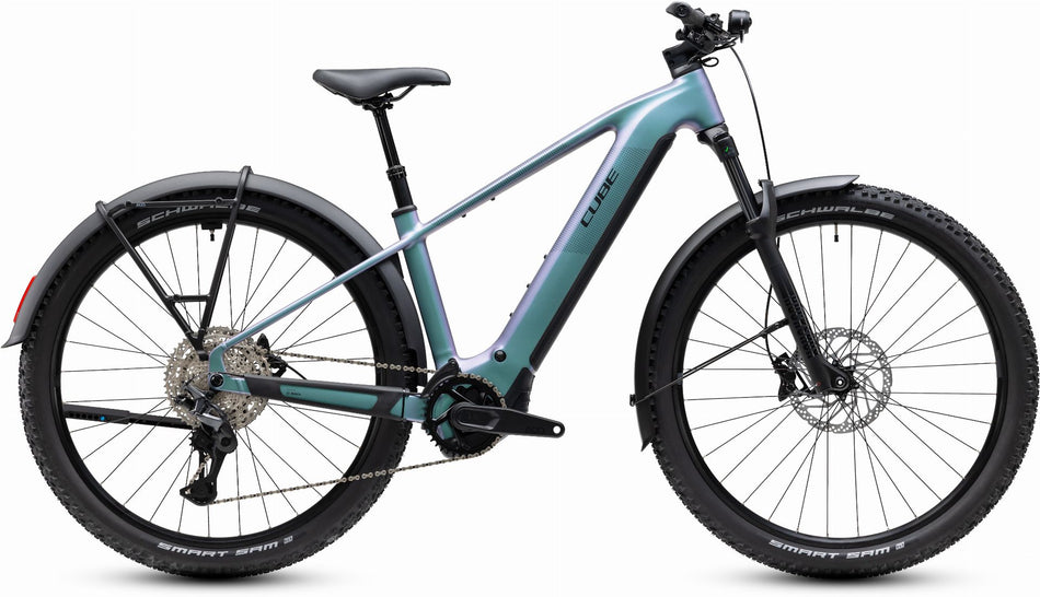 Cube Reaction Hybrid Pro 800 Wh FE E-Bike Hardtail Diamant polarlight´n´black