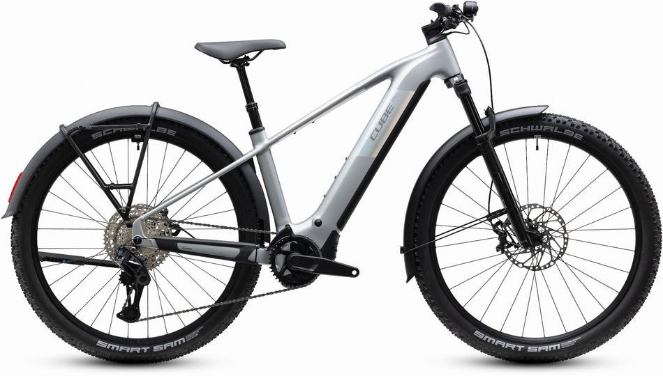 Cube Reaction Hybrid SLX 800 Wh FE E-Bike Hardtail Diamant platinum´n´reflex