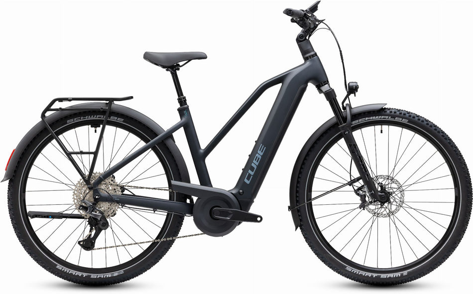 Cube Nuride Hybrid EXC 800 Wh E-Trekkingbike Trapeze 28" coal´n´chrome