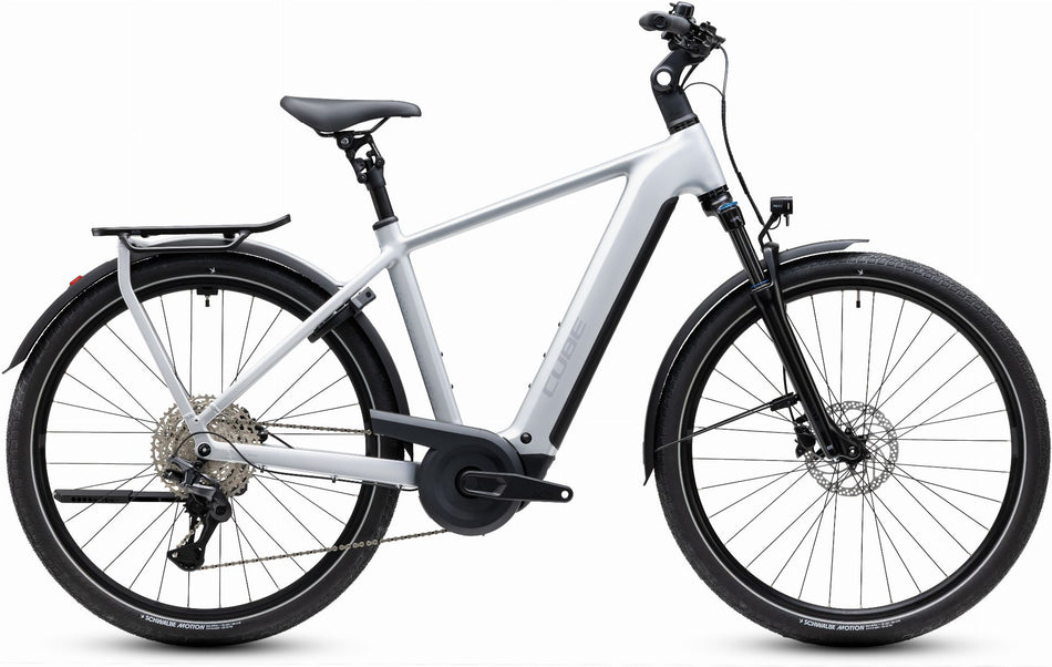 Cube Kathmandu Hybrid ONE 800 Wh E-Trekkingbike Diamant 28" silverstar´n´reflex