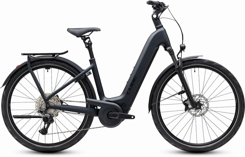 Cube Kathmandu Hybrid Pro 800 Wh E-Trekkingbike Easy Entry 28" coal´n´black