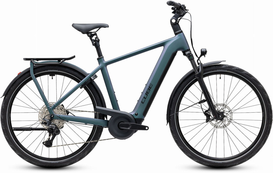 Cube Kathmandu Hybrid Pro 800 Wh E-Trekkingbike Diamant 28" smaragdgrey´n´black