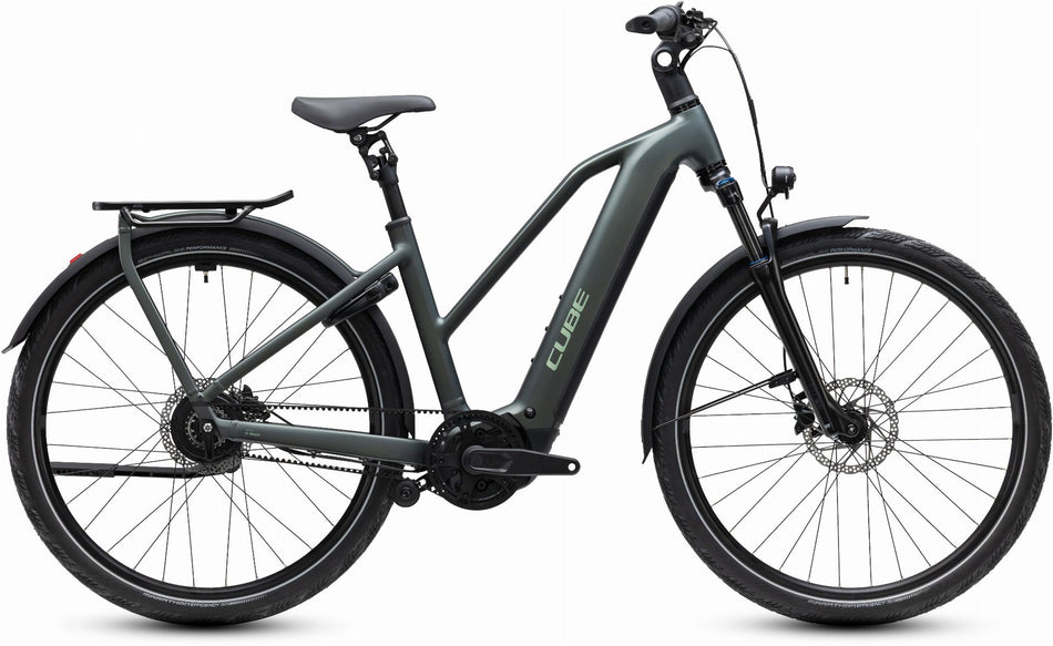 Cube Kathmandu Hybrid Deluxe Pro 800 Wh E-Trekkingbike Trapeze 28" blackforest´n´chrome