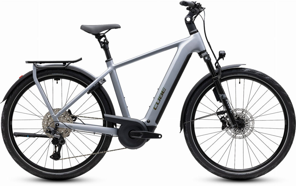 Cube Kathmandu Hybrid EXC 800 Wh E-Trekkingbike Diamant 28" slategrey´n´chrome