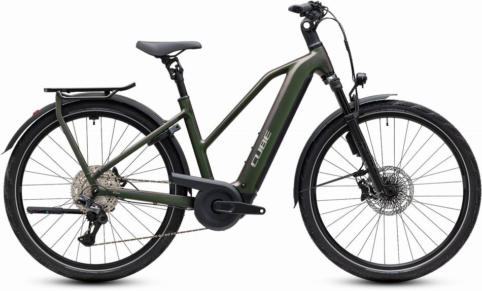 Cube Kathmandu Hybrid EXC 800 Wh E-Trekkingbike Trapeze 28" stellar´n´chrome