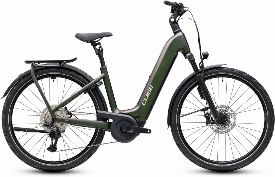 Cube Kathmandu Hybrid EXC 800 Wh E-Trekkingbike Easy Entry 28" stellar´n´chrome