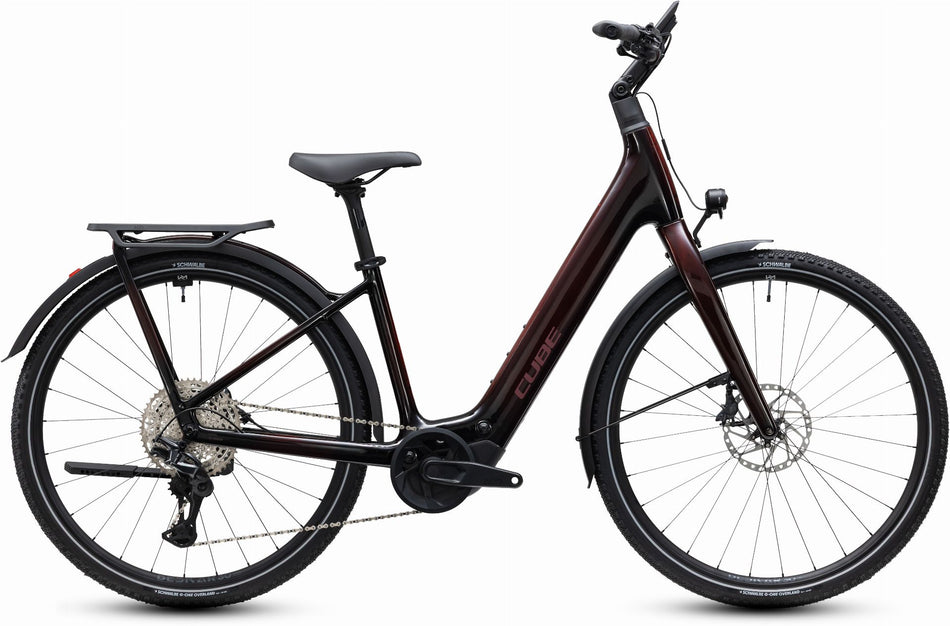 Cube Kathmandu Hybrid C:62 SLX 400X Wh E-Trekkingbike Easy Entry 28" liquidred´n´red