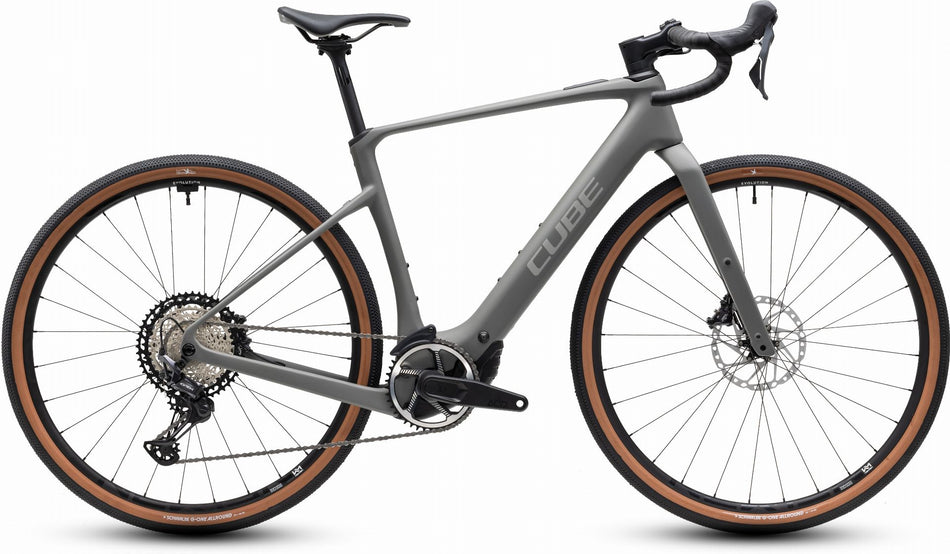 Cube Nuroad Hybrid C:62 Race 400X Wh E-Gravelbike Diamant 28" oldgrey´n´grey