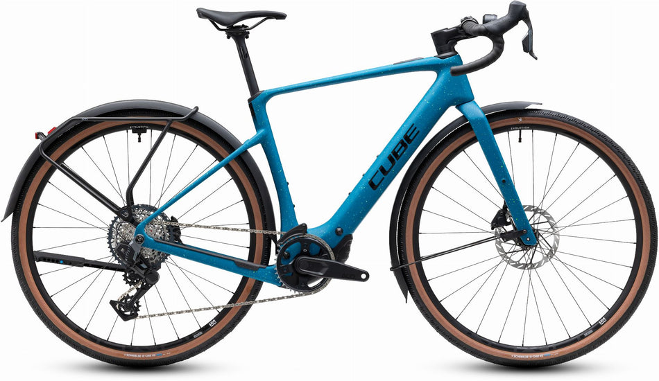Cube Nuroad Hybrid C:62 EXC FE 400X Wh E-Gravel Rad Diamant 28" tropicalteal´n´black