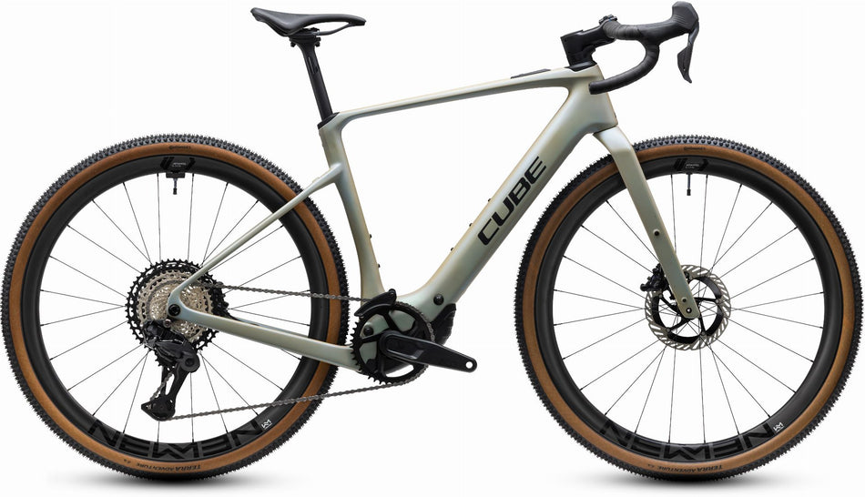 Cube Nuroad Hybrid C:62 SLX 400X Wh E-Gravelbike Diamant 28" glintsand´n´black