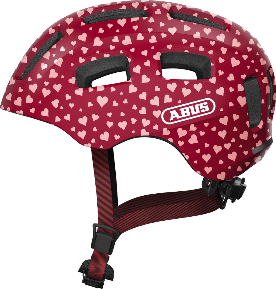 Abus Youn-I 2.0 Kinder-Helm cherry heart