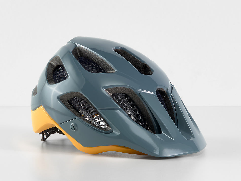 Bontrager Blaze WaveCel MTB-Helm battleship blue/marigold