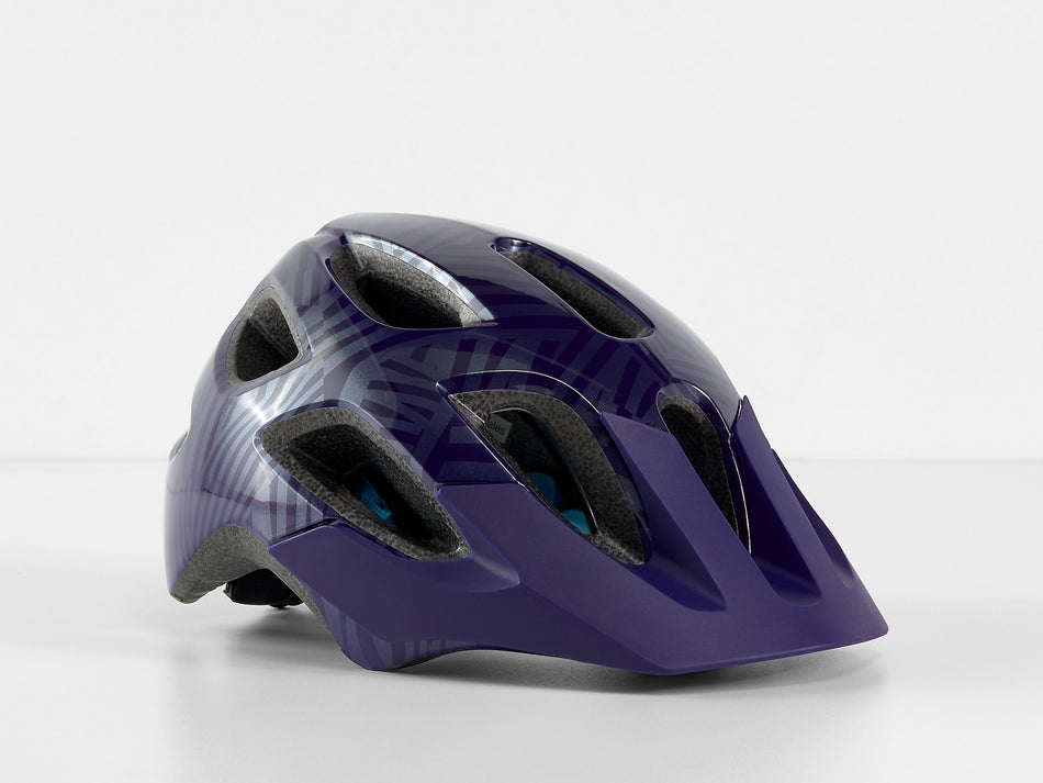 Bontrager Tyro Kinder-Helm purple abyss/azure 48-52 cm
