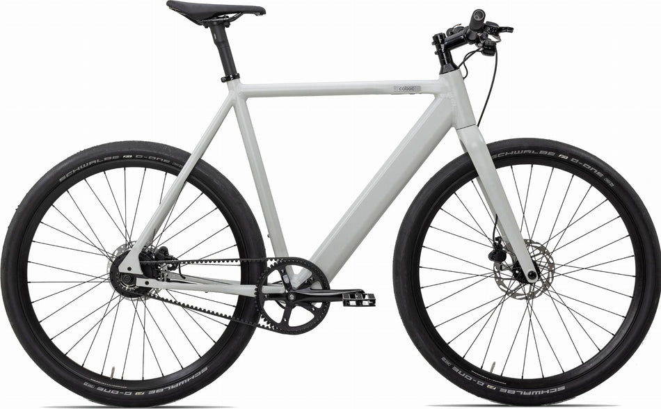 Coboc Brooklyn FAT 360 Wh E-Bike Diamant 27,5" cloud white, matt