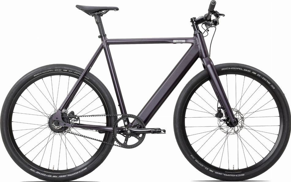 Coboc Brooklyn FAT 360 Wh E-Bike Diamant 27,5" disco purple, matt