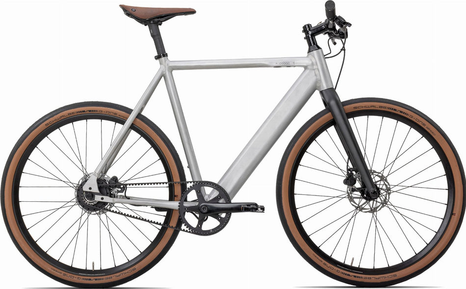 Coboc Brooklyn FAT Legacy 360 Wh E-Bike Diamant 27,5" raw finish, matt