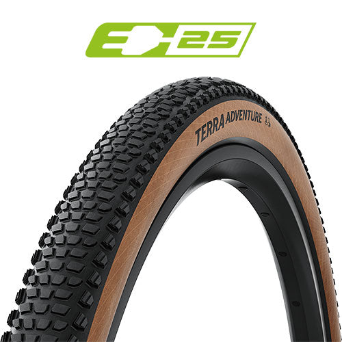 Continental Terra Adventure Trail Grip, TL-Ready, E-25, schwarz/transparent