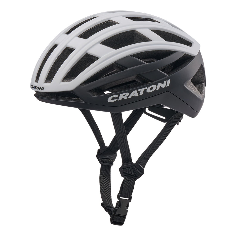 Cratoni C-AirLite Rennrad-Helm white-black matt