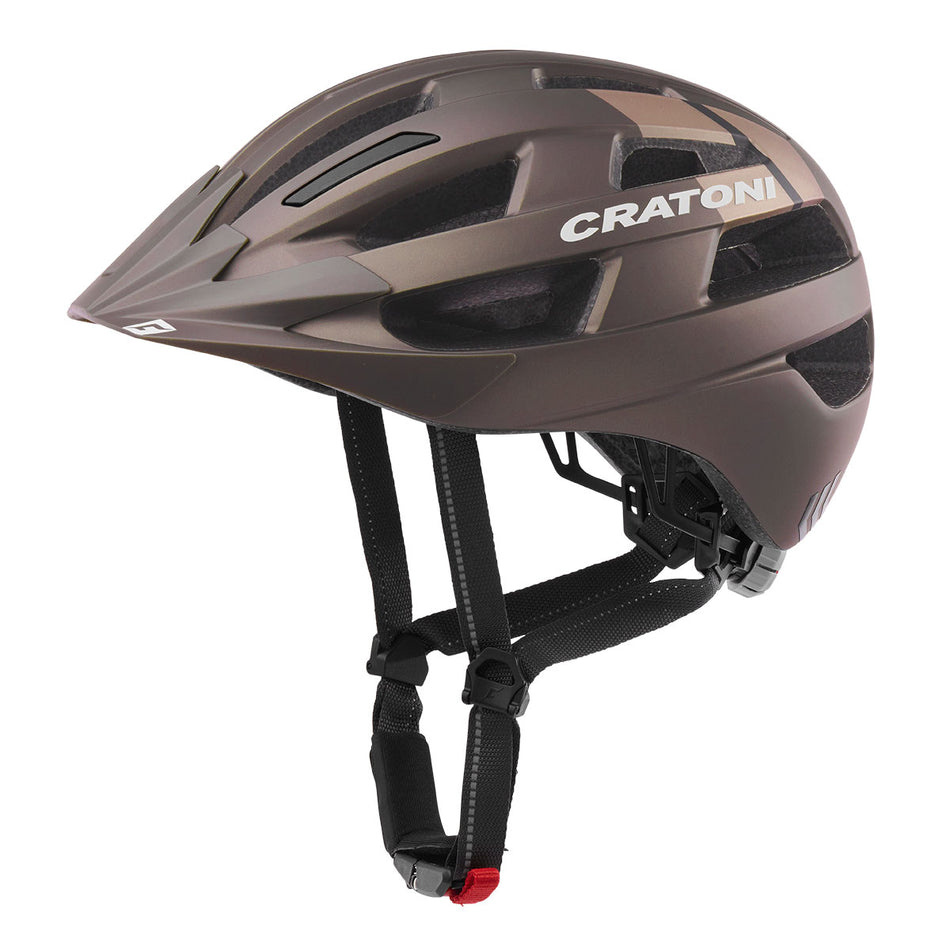 Cratoni Velo-X Helm brown metallic matt