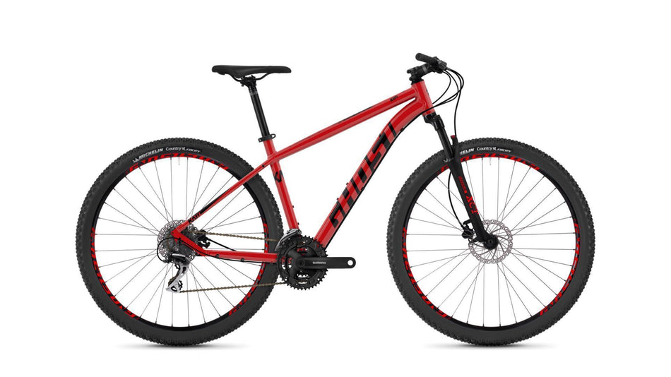 Ghost Kato 2.9 AL U MTB-Hardtail Diamant 29" riot red/night black