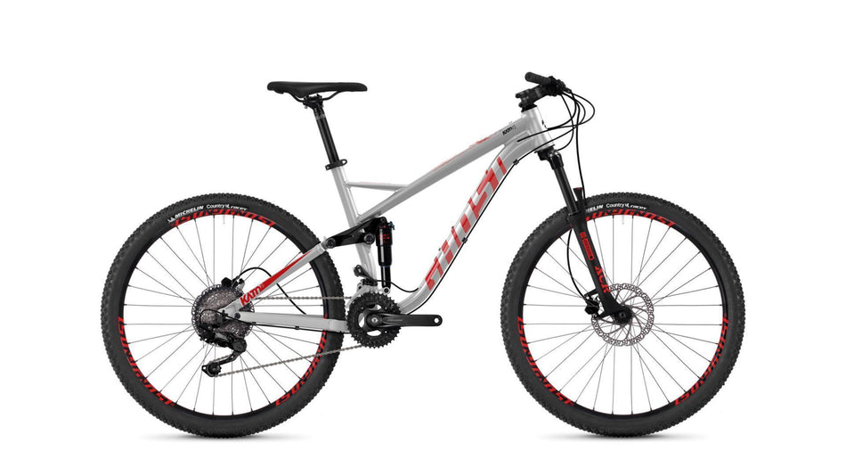 Ghost Kato FS 2.7 AL U MTB-Fully Diamant 27,5" iridium silver/riot red