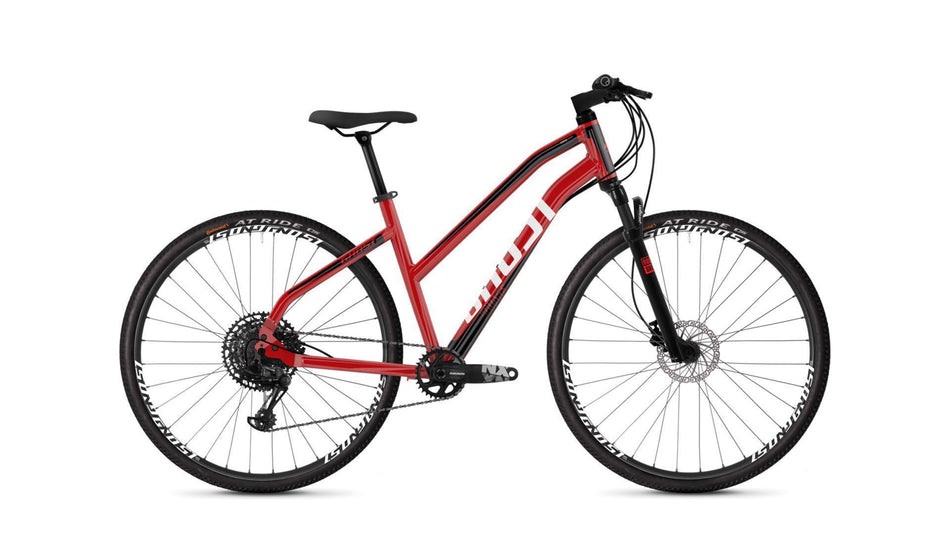 Ghost Square Cross 4.8 AL W Crossrad Trapez 28" riotred/jetblack