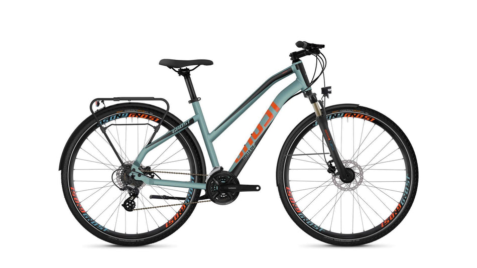Ghost Square Trekking 2.8 AL W Trekkingrad Trapez 28" river blue/jet black
