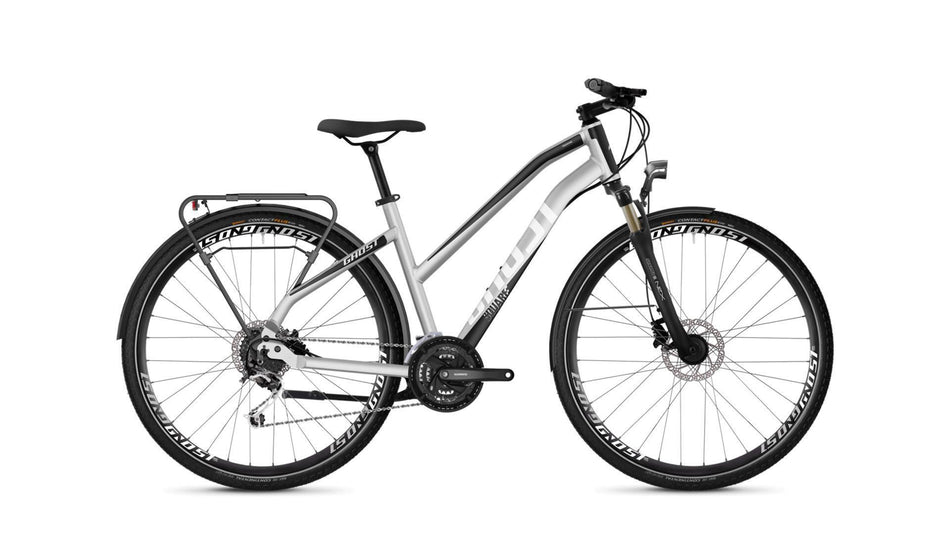 Ghost Square Trekking 4.8 AL W Trekkingrad Trapez 28" iridium silver/jet black