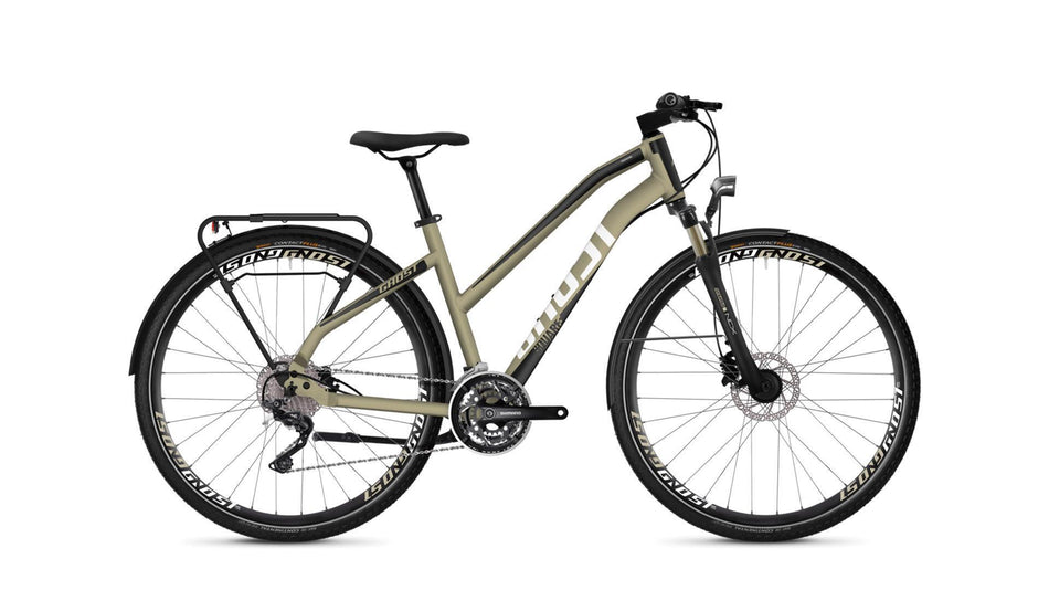 Ghost Square Trekking 6.8 AL W Trekkingrad Trapez 28" ext gold/jet black