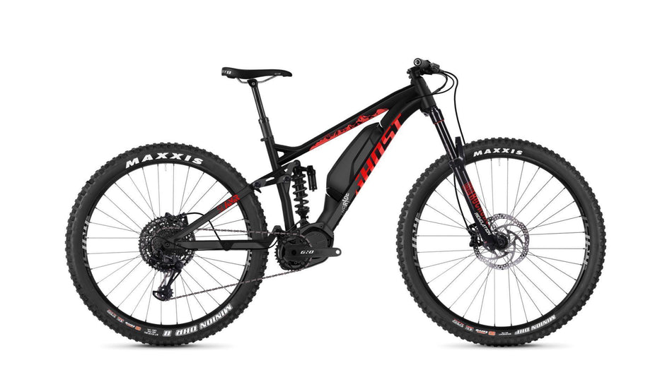 Ghost Hybride SLAMR S2.7+ AL U E-Bike Diamant 27,5+" night black/riot red