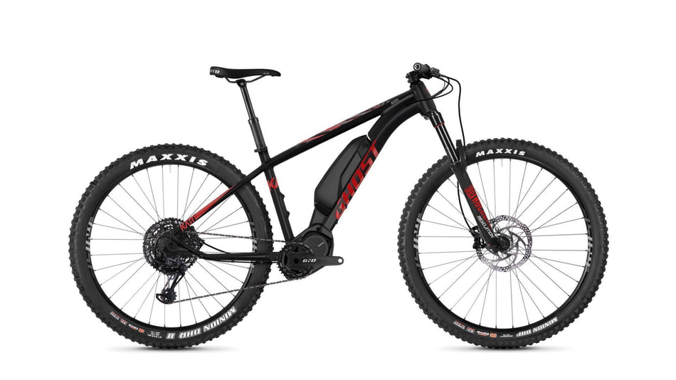Ghost Hybride Kato X S8.7+ AL U E-Bike Diamant 27,5+" night black/riot red