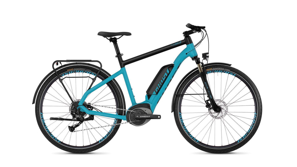 Ghost Hybride Square Trekking B1.8 AL U E-Bike Diamant 28" river blue/jet black