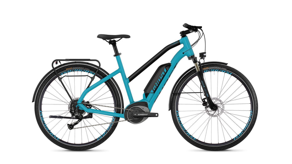 Ghost Hybride Square Trekking B1.8 AL W E-Bike Trapez 28" river blue/jet black