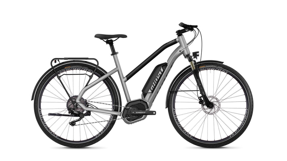 Ghost Hybride Square Trekking B2.8 AL W E-Bike Trapez 28" iridium silver/jet black