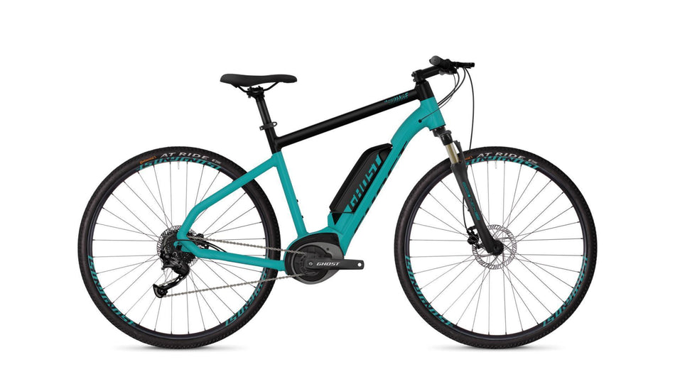 Ghost Hybride Square Cross B1.8 AL U E-Bike Diamant 28" electric blue/jet black