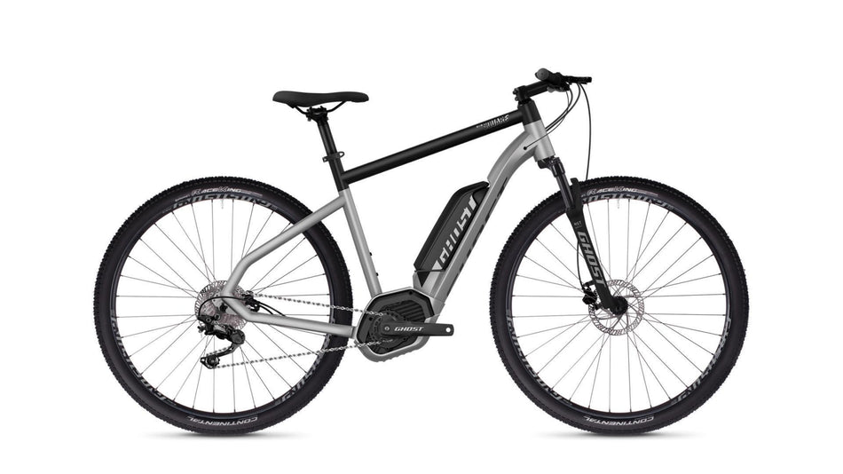 Ghost Hybride Square Cross B2.9 AL U E-Bike Diamant 29" iridium silver/jet black