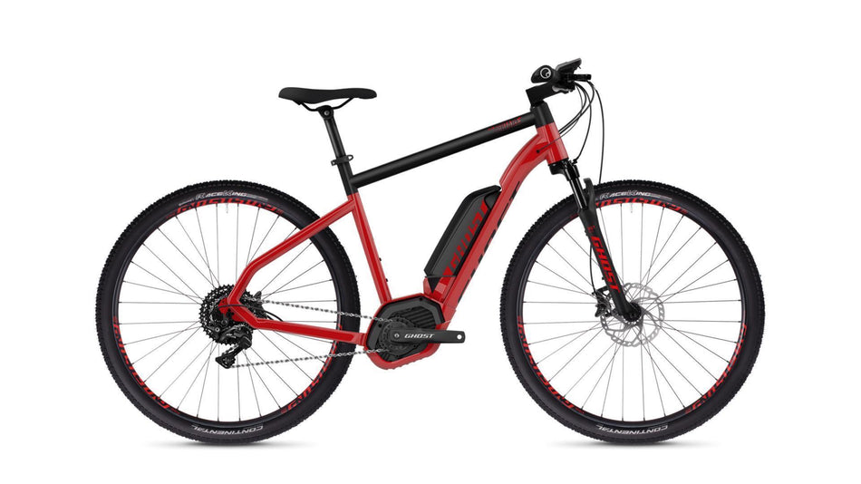 Ghost Hybride Square Cross B4.9 AL U E-Bike Diamant 29" riot red/jet black