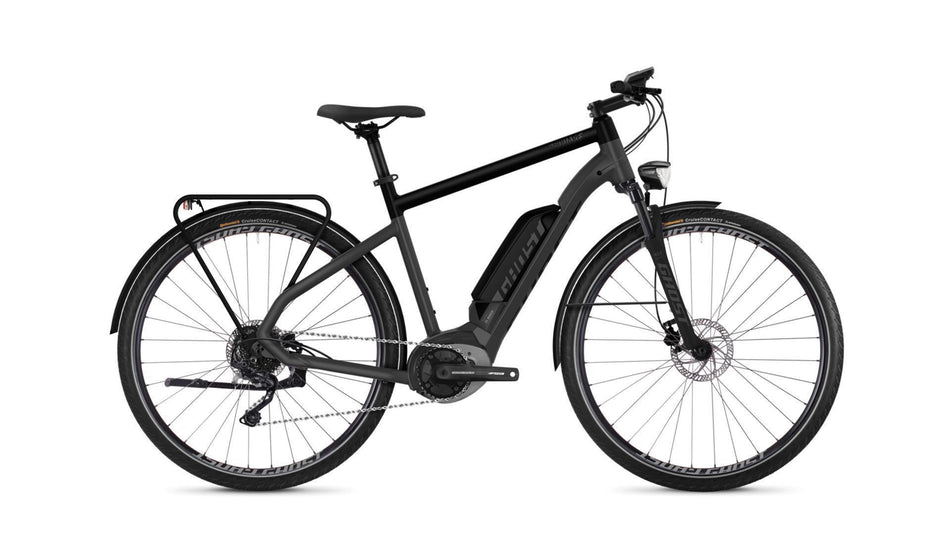 Ghost Hybride Square Trekking B3.8 AL U E-Bike Diamant 28" titanium gray/night black