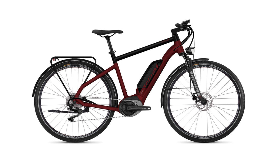 Ghost Hybride Square Trekking B4.8 AL U E-Bike Diamant 28" classic red/night black