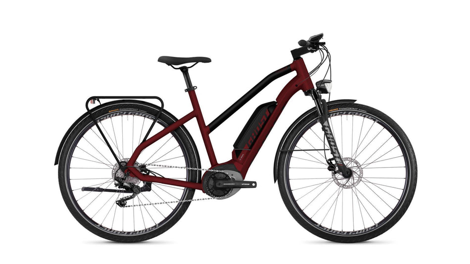 Ghost Hybride Square Trekking B4.8 AL W E-Bike Trapez 28" classic red/night black