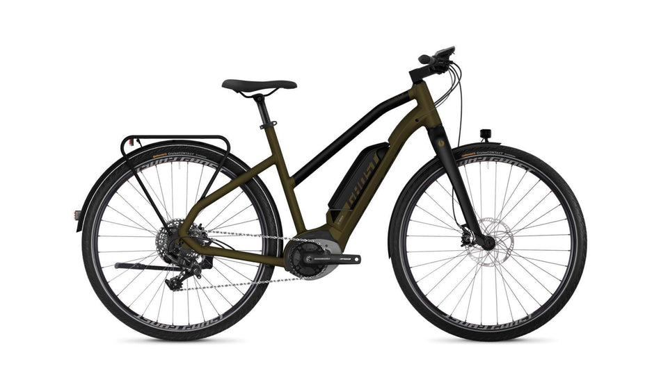 Ghost Hybride Square Trekking B6.8 AL W E-Bike Trapez 28" classic green/night black