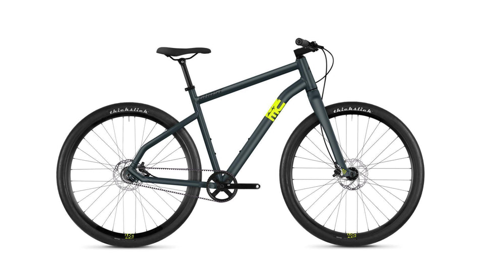 Ghost Square Times 6.9 AL U Crossrad Diamant 29" frosted blue/neon yellow