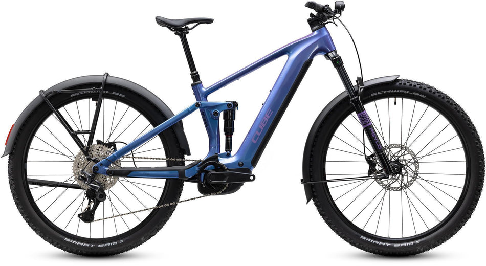 Cube Stereo Hybrid ONE44 Pro 800 Wh FE E-Bike Fully blueiris´n´purple