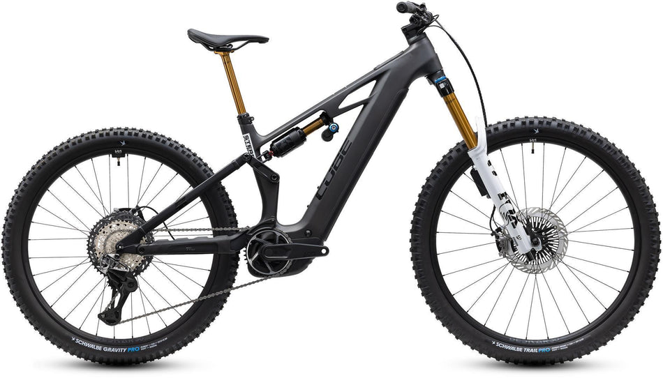 Cube Stereo Hybrid ONE77 HPC AT 800 Wh E-Bike Fully 29" carbon´n´white