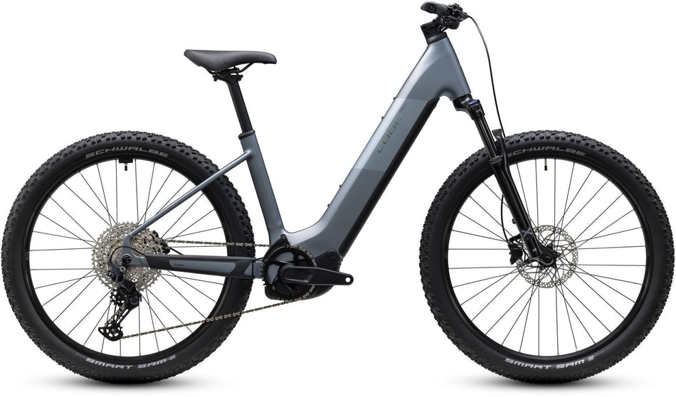 Cube Reaction Hybrid Performance 720 Wh E-Bike Hardtail Easy Entry 27,5" ashgrey´n´prism