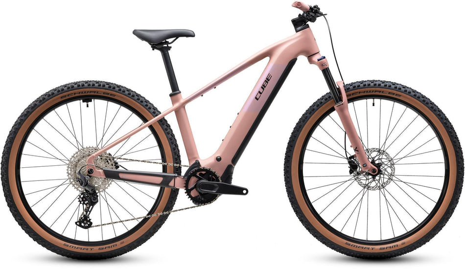 Cube Reaction Hybrid Performance 720 Wh E-Bike Hardtail Diamant ruby´n´black