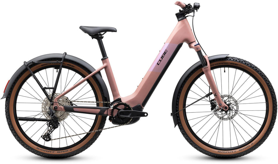 Cube Reaction Hybrid Performance 720 Wh FE E-Bike Hardtail Easy Entry 27,5" ruby´n´black
