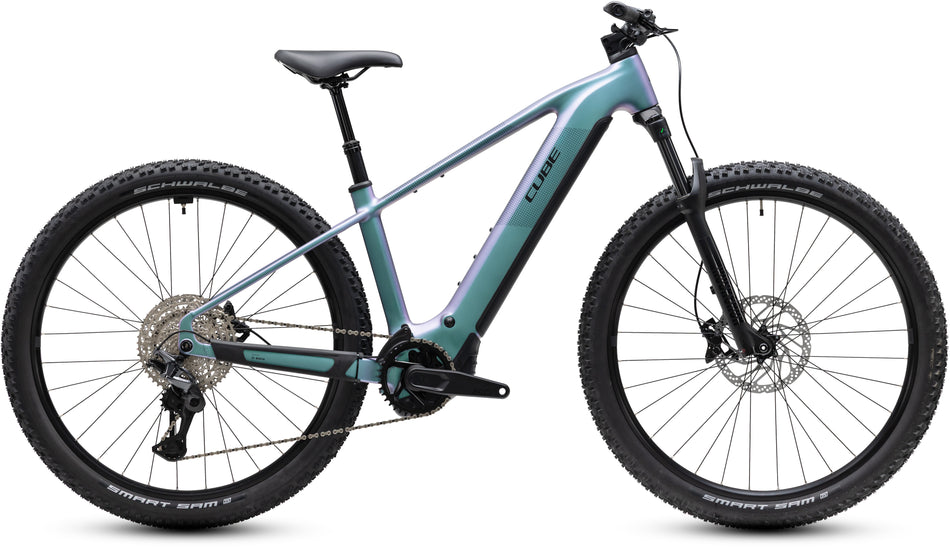 Cube Reaction Hybrid Pro 800 Wh E-Bike Hardtail Diamant polarlight´n´black